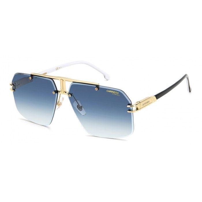 Sunglasses - Carrera - 1054/S GOLD (J5G 08) - Metal - Square - Trendy