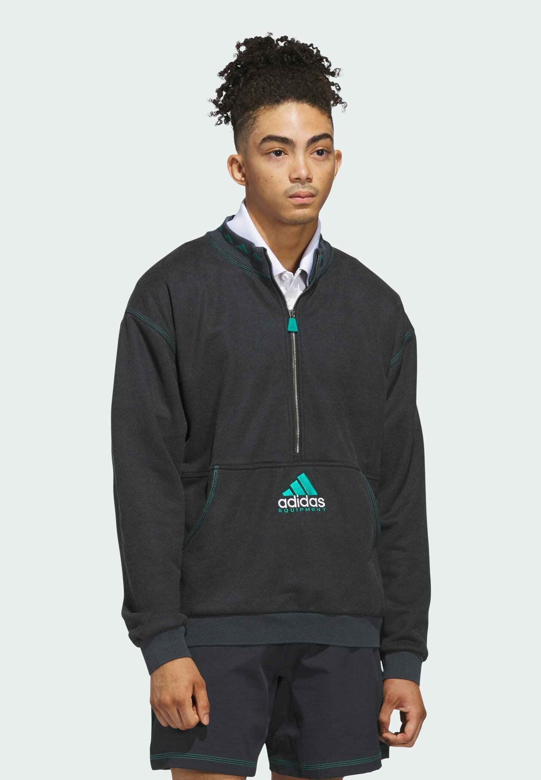 adidas Performance EQUIPMENT QUARTER-ZIP - Sweatshirt - zwart