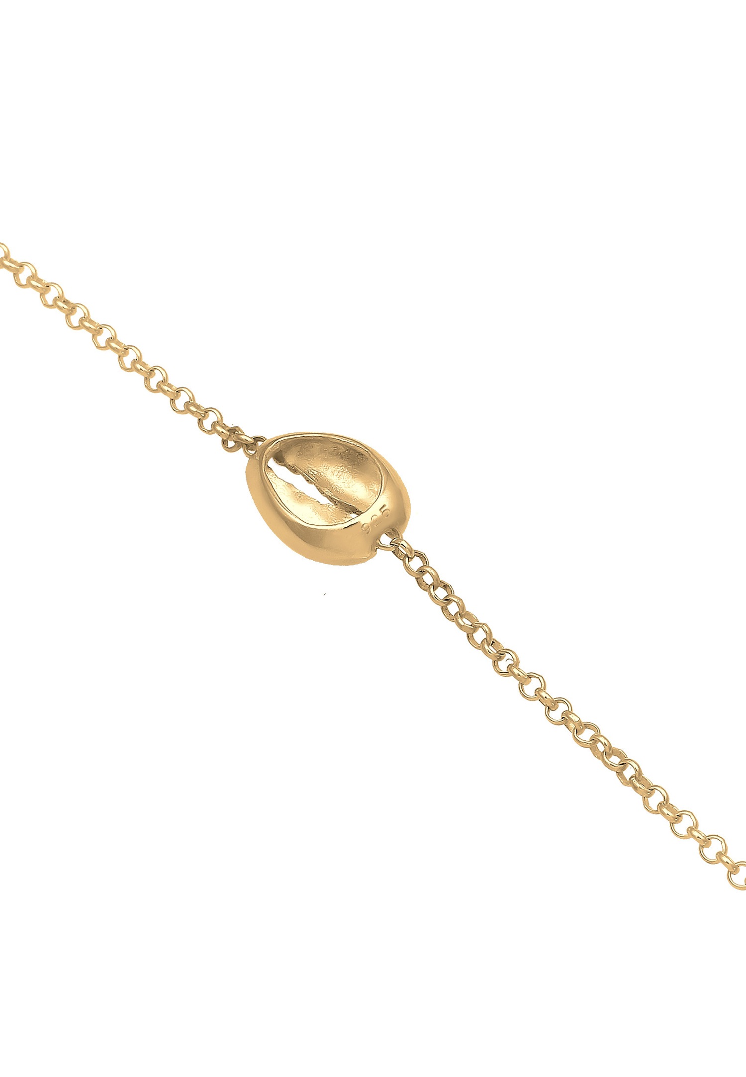 Elli Maritime Mer Vacances Coquille Bracelet Femme (925/1000) Argent