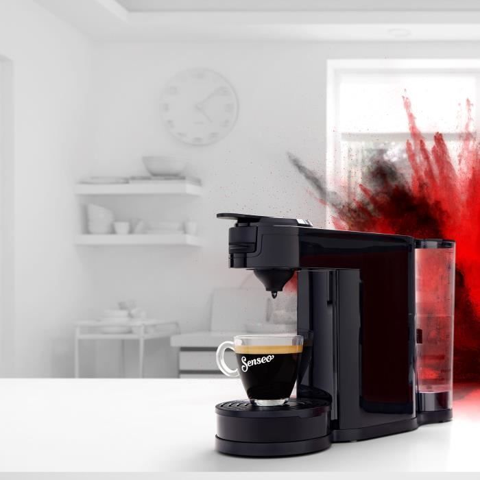 Cafetera de cápsulas - PHILIPS - SENSEO - HD6592/65 - Interruptor 2 en 1 para cápsulas y filtros - Negra