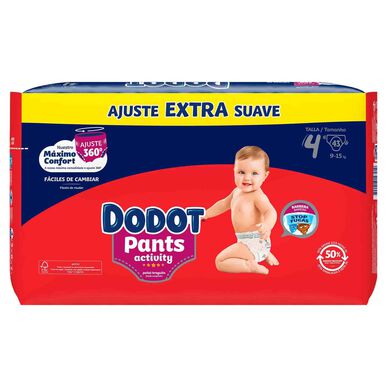 Dodot vauvan aktiviteettihousut vaippahousut 9-15 kg koko 4 43 kpl