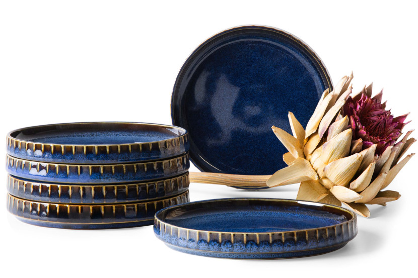 KONSIMO AD STRIPES spodek do filiżanki 6 szt, porcelana, unikalny wzór