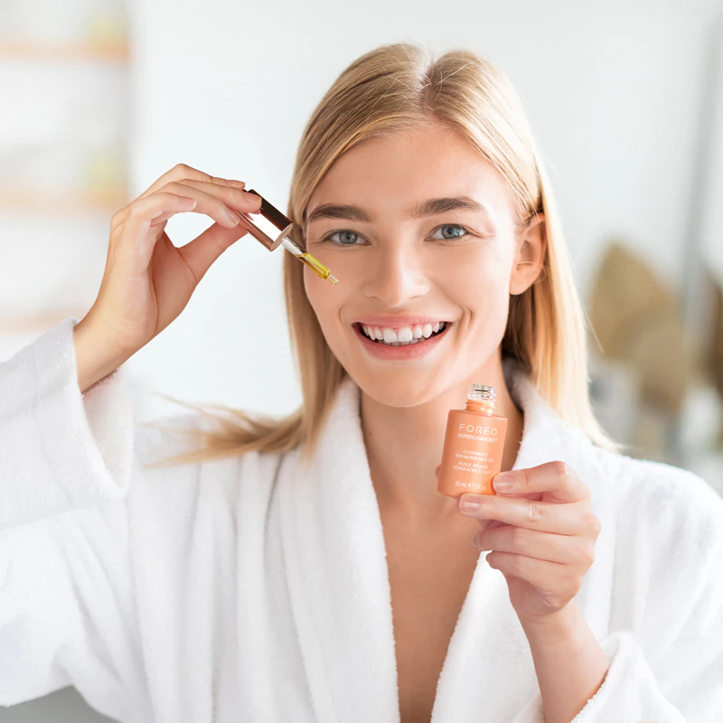 Óleo Facial Reparador Noturno FOREO SUPERCHARGED