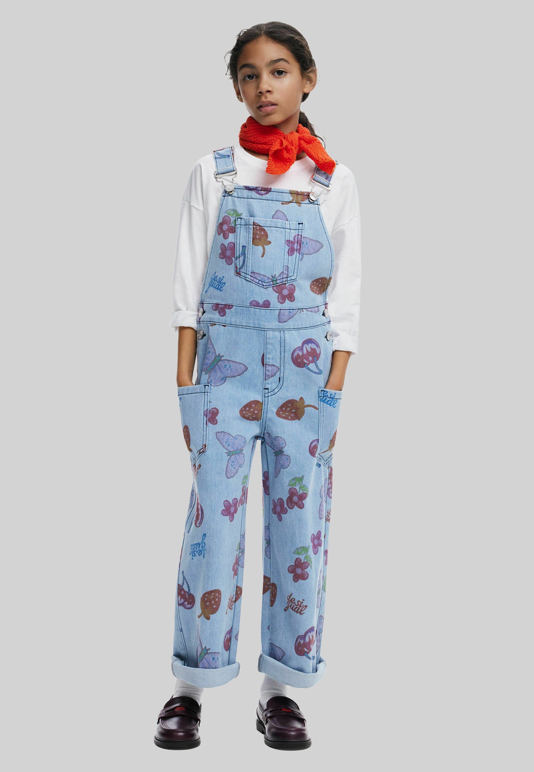 Desigual WITH FRUITS - Overalls - blauw