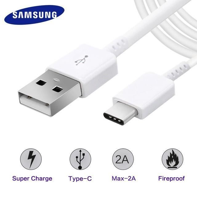 Cable telefónico - Conectores telefónicos - SAMSUNG - Cable USB tipo C original de SAMSUNG, blanco EP-DN930CWE