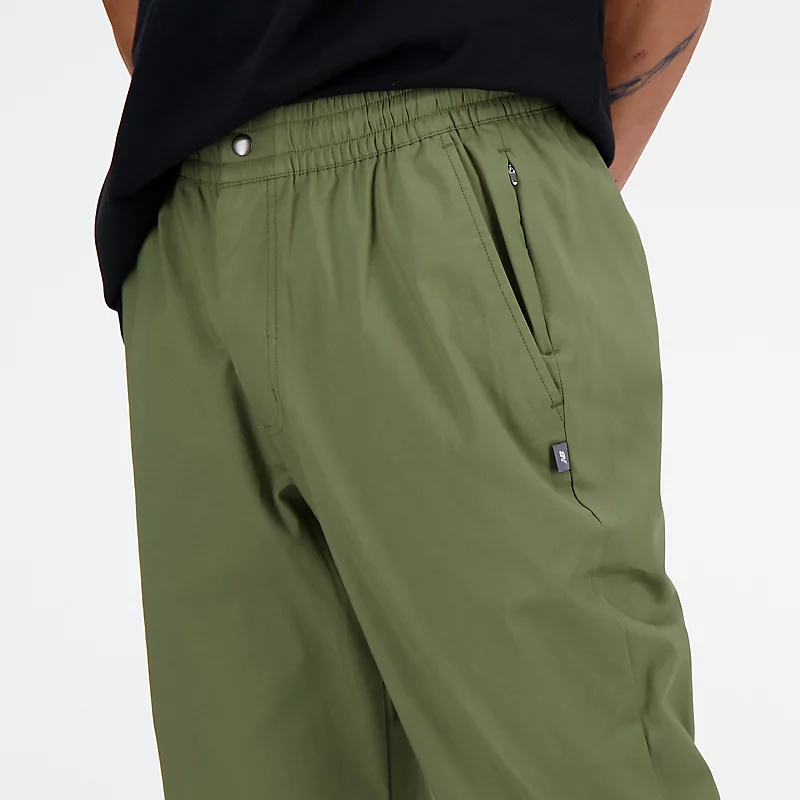 Pantaloni bărbătești din twill, cu croială dreaptă, 28 de inci - DARK OLIVINE
