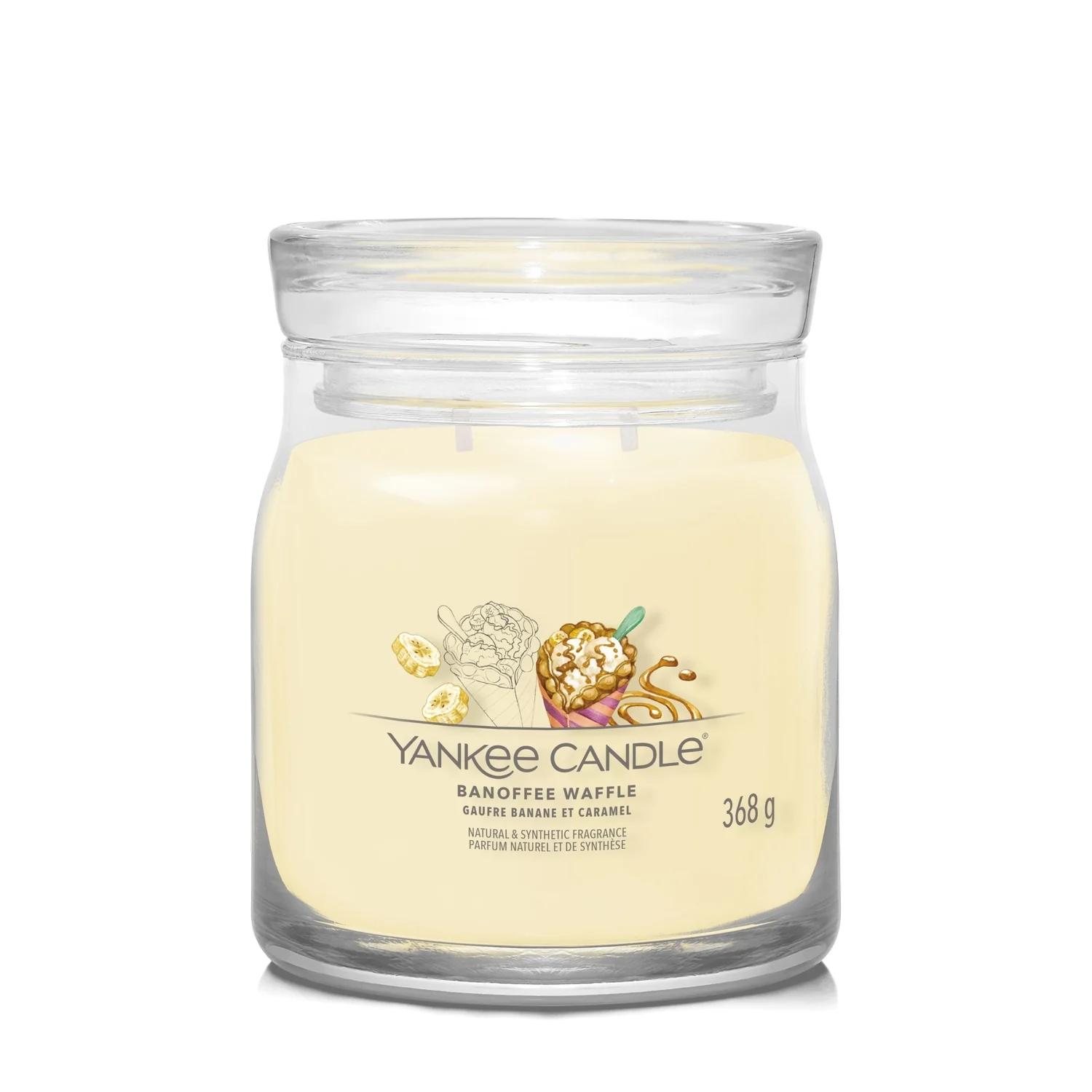 Signature Jar Candles Banoffee Waffle - Candela Profumata