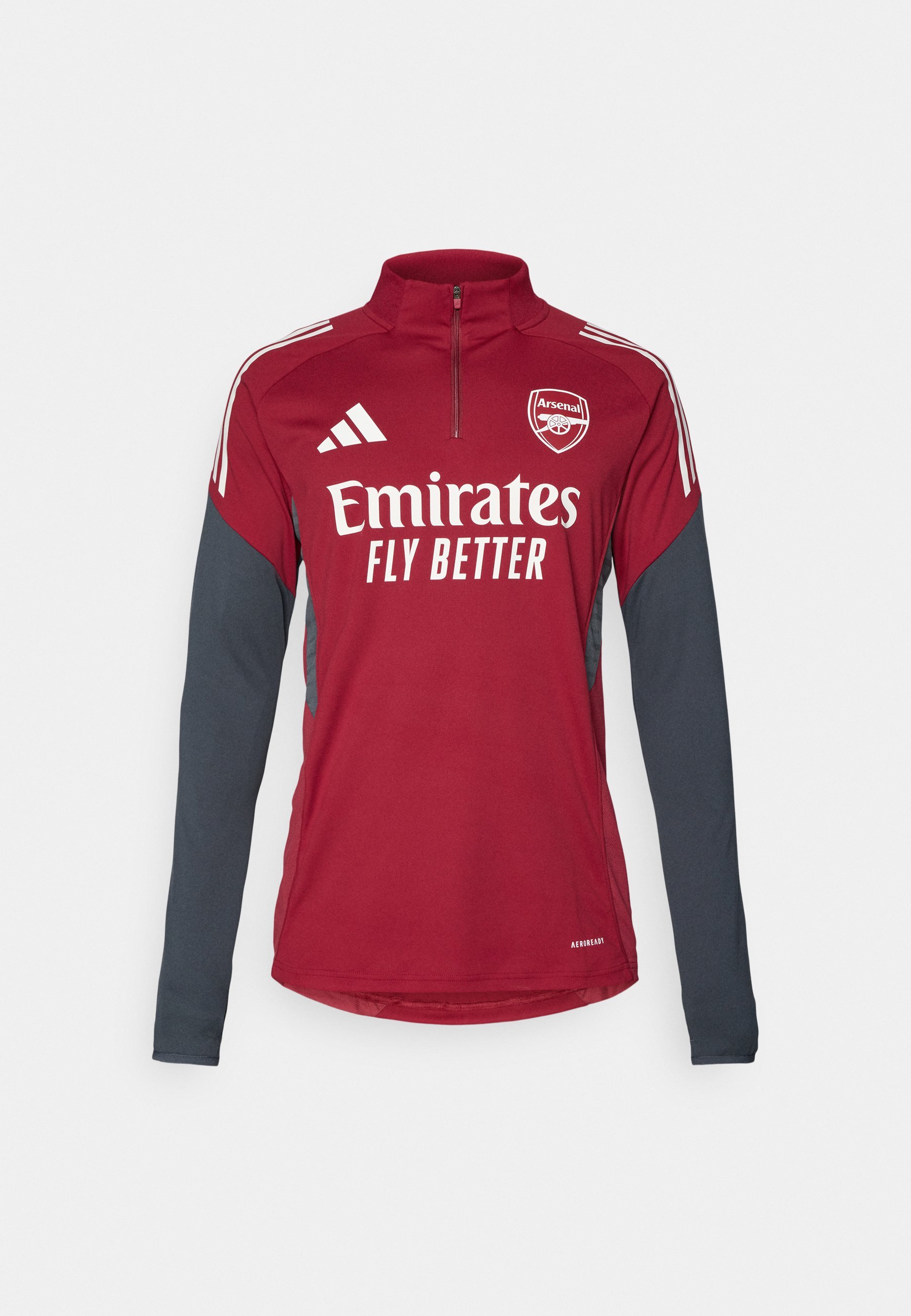 Maillot d'entraînement adidas Performance Arsenal FC - Tenue du club - Col des couleurs bordeaux/gris foncé