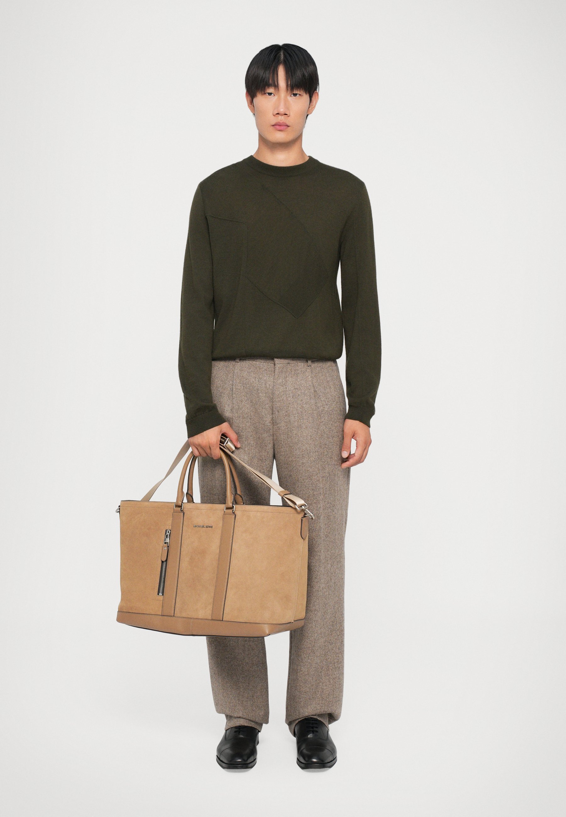 Michael Kors WIDE TRAVEL UNISEX - Víkendová taška - black