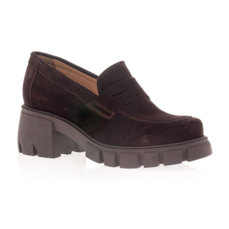 Bruna loafers/båtskor för kvinnor