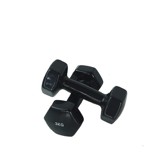  Paire d'haltères colorées de 3 kg