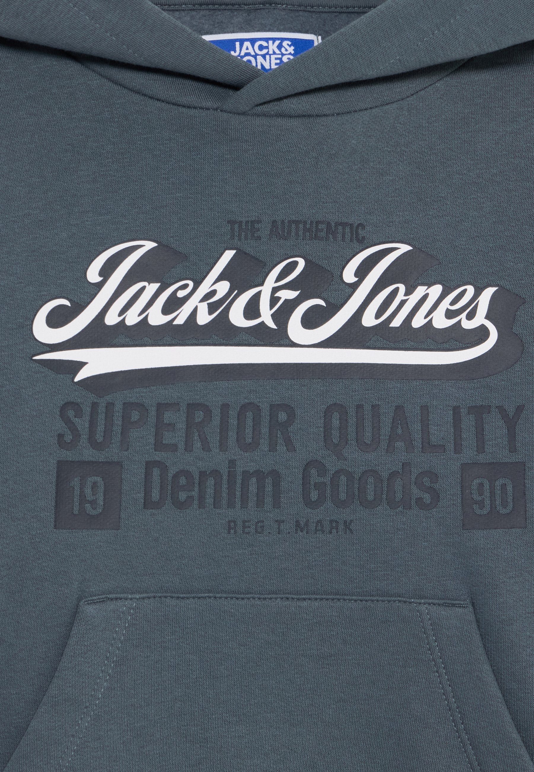 Jack & Jones Junior JJELOGO HOOD 2-PACK - Hoodie - chambrayblauw/stormachtig weer