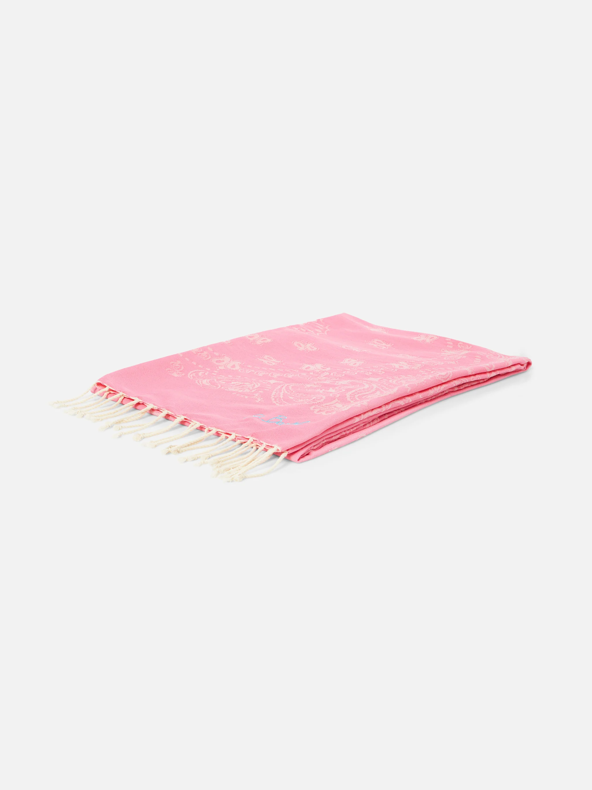 Foutas Strandtuch aus Baumwolle mit Jacquard-Bandana