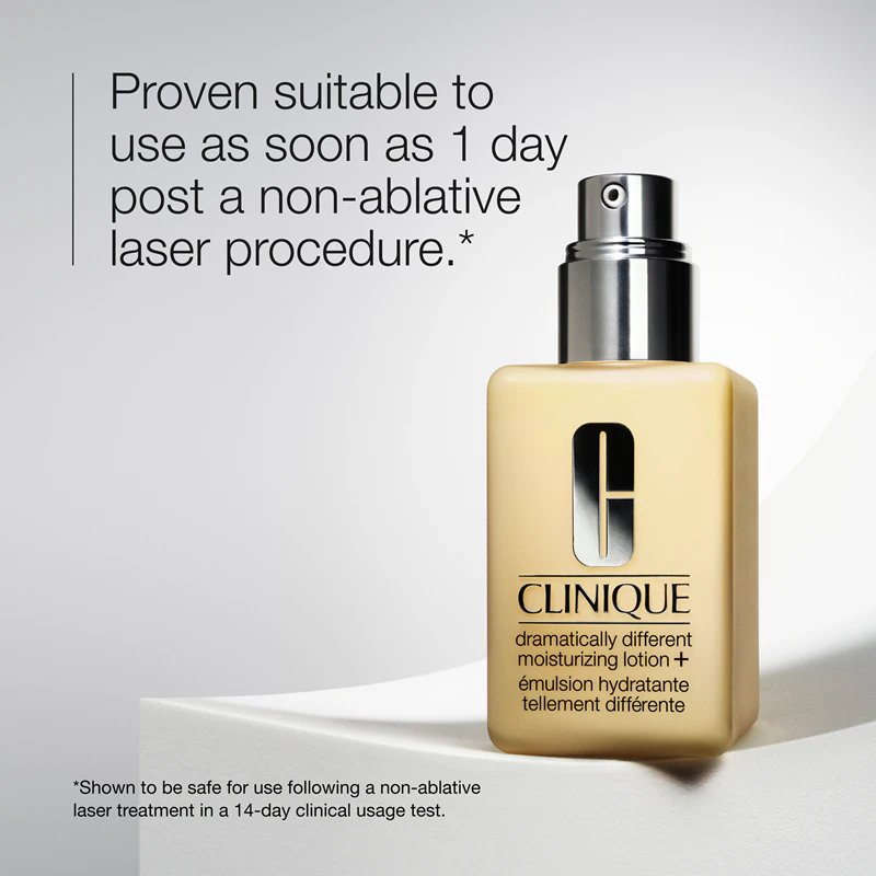 Loção Hidratante Clinique 3 Steps Dramatically Different™+ para pele seca e muito seca