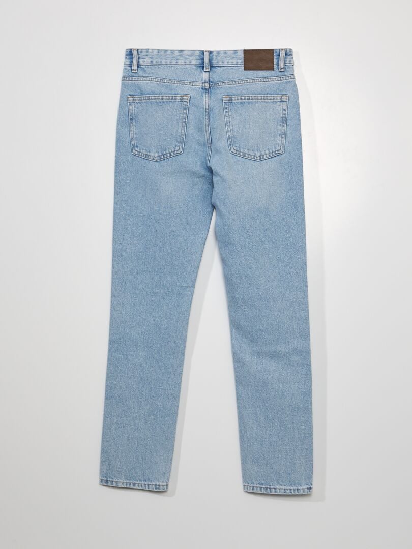 Calça jeans reta - L32 - AZUL