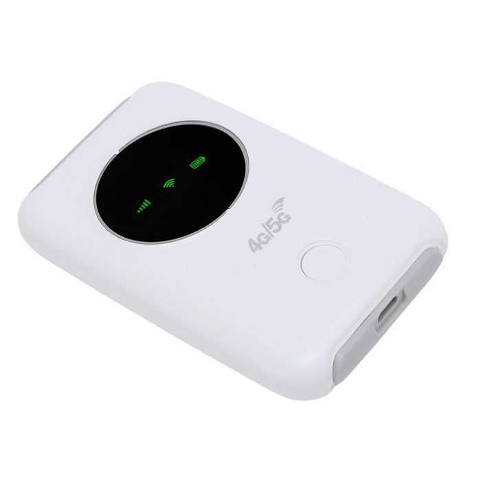 Portable 4G/5G LTE WiFi access point, 300 Mbps speed, color LED screen, mobile hotspot