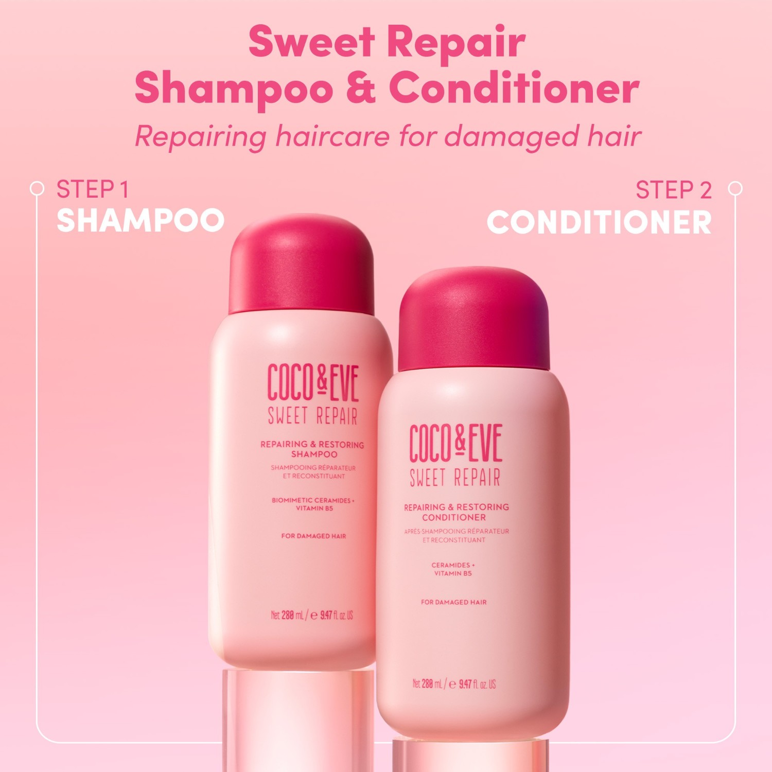 Coco & Eve Shampooing réparateur et reconstituant