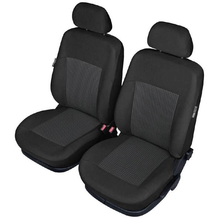 Protège-siège - HP AUTOZUBEHÖR - 22200 - Polyester - Compatible airbag - Noir