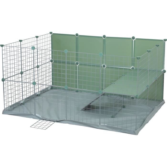 Enclos modulable - ZOLUX - Neo park - Parc pour petits animaux - Lapins - 140X105X70 - 1,84 m²