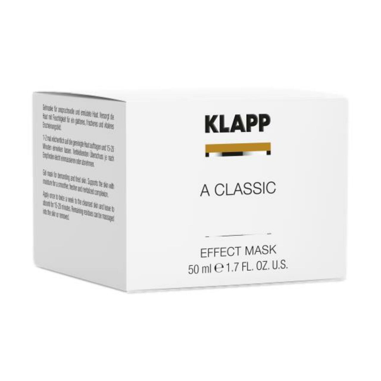Klapp mitrinoša maska klasiskai iedarbībai - 50 ml