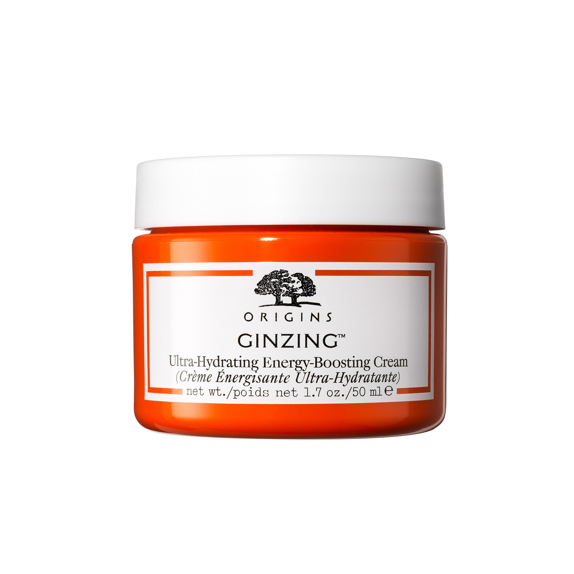 GinZing Ultrahydratačný krém na tvár s ženšenom a kávou, ktorý dodáva energiu 50 ml - Origins