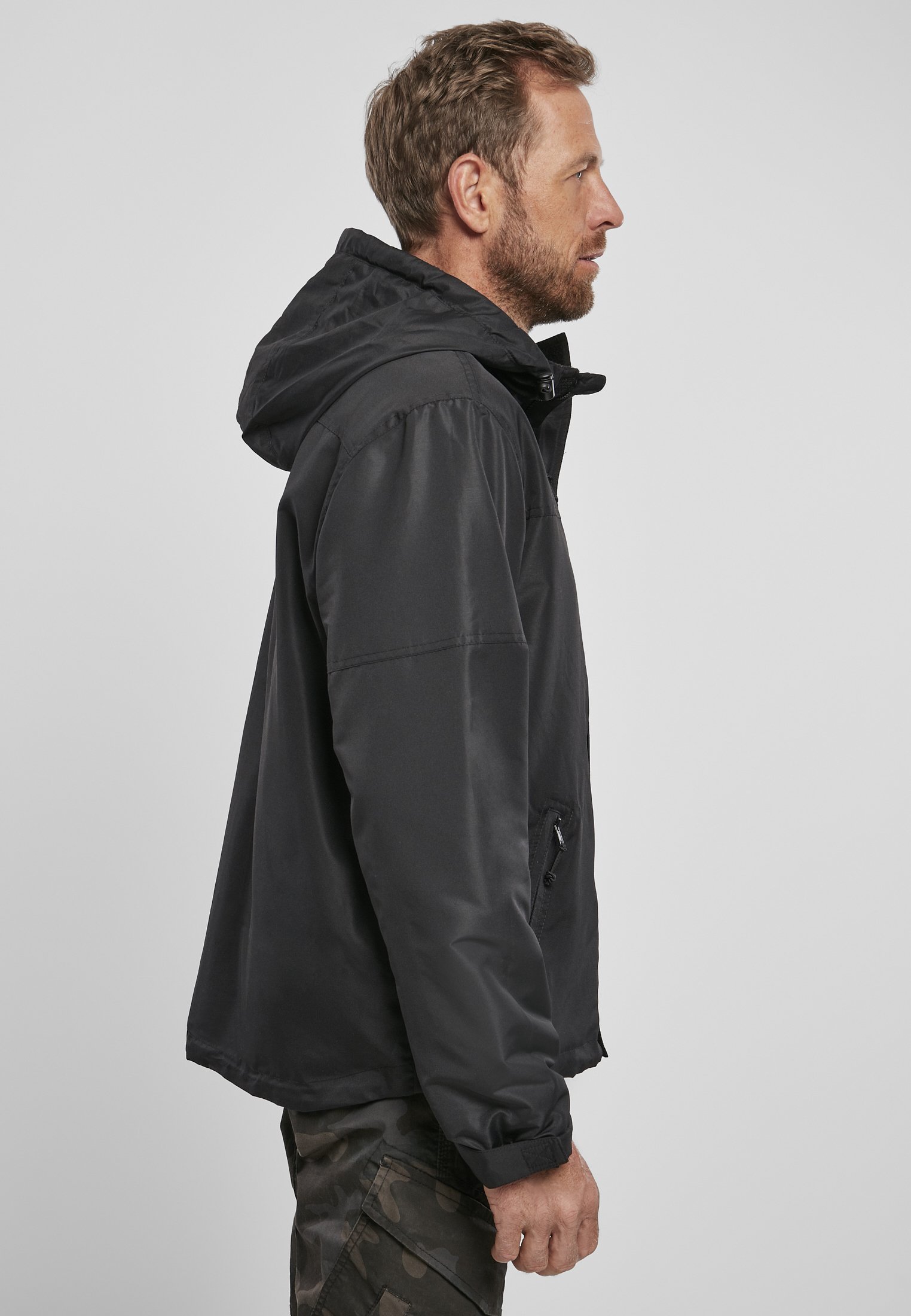 BREAKER FRONTZIP - Lett jakke - black