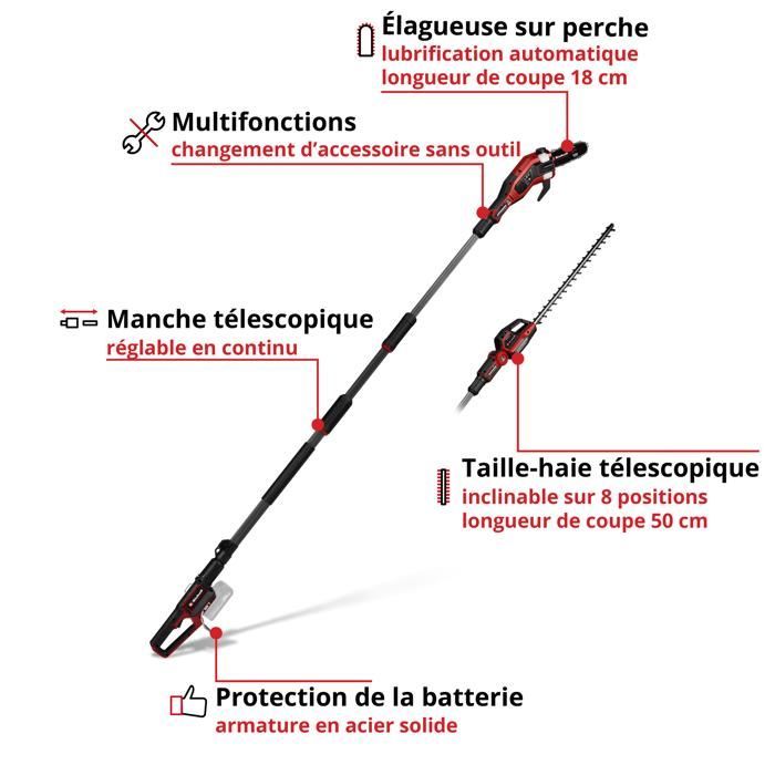 Einhell Professional 2-in-1 multitool GP-HC 18/5020 Li T BL-Solo PXC (18V) Geleverd zonder accu of lader