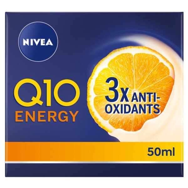 NIVEA Q10 Energy Recharge naktinis kremas nuo raukšlių, 50 ml