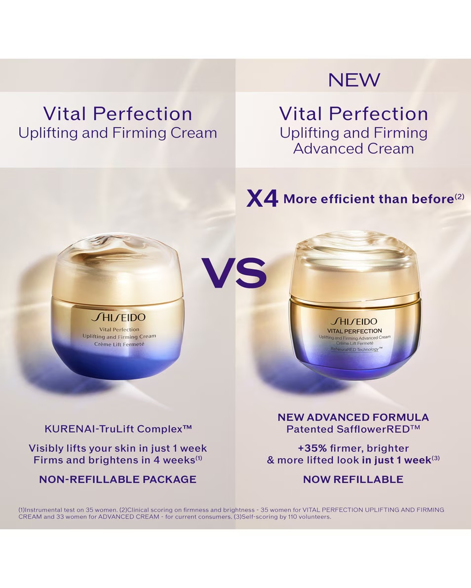 SHISEIDO Vital Perfection Κρέμα για Ανόρθωση και Σύσφιξη