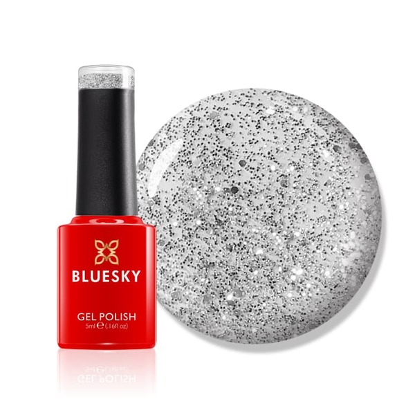 Bluesky Gel Polish Mini - Zilveren Glitterexplosie