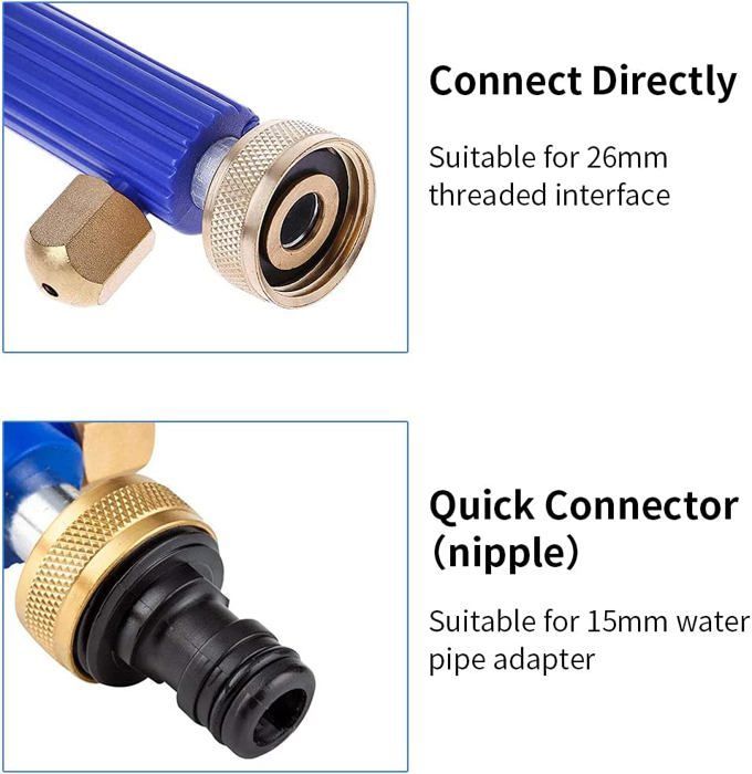 Power Washer,  High Pressure Water Gun, Pistolet a Eau Haute Pression Avec Buse, Lance à Eau Haute Pression pour Tuyau d'Arrosage,