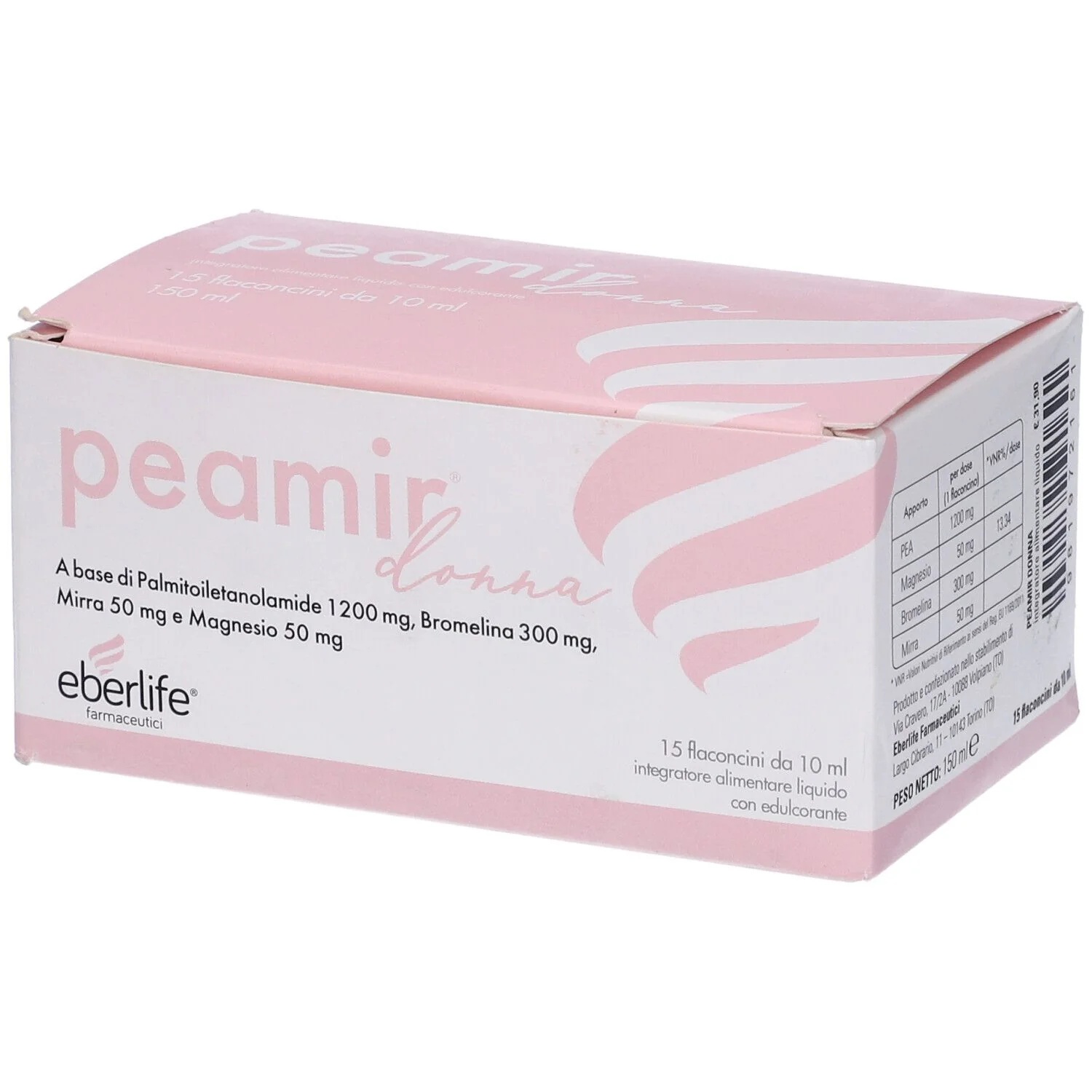 EBERLIFE PHARMACEUTICALS Peamir Donna F.Os 15 10Ml