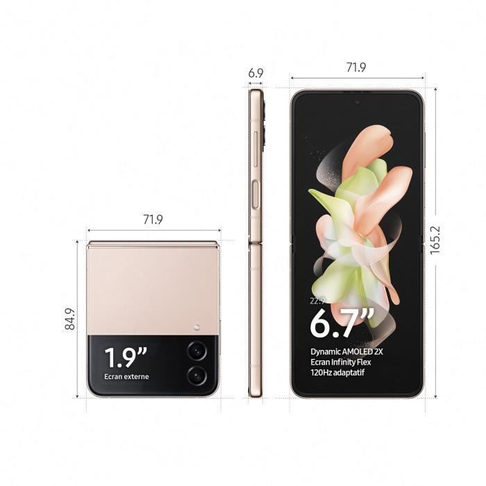 SAMSUNG Galaxy Z Flip4 128GB 5G Rose Gold