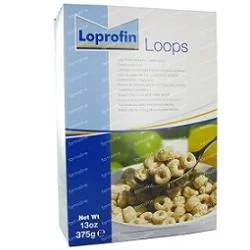 LOPROFIN Céréales Loprofin Loops en forme d'anneaux croustillants 375 g