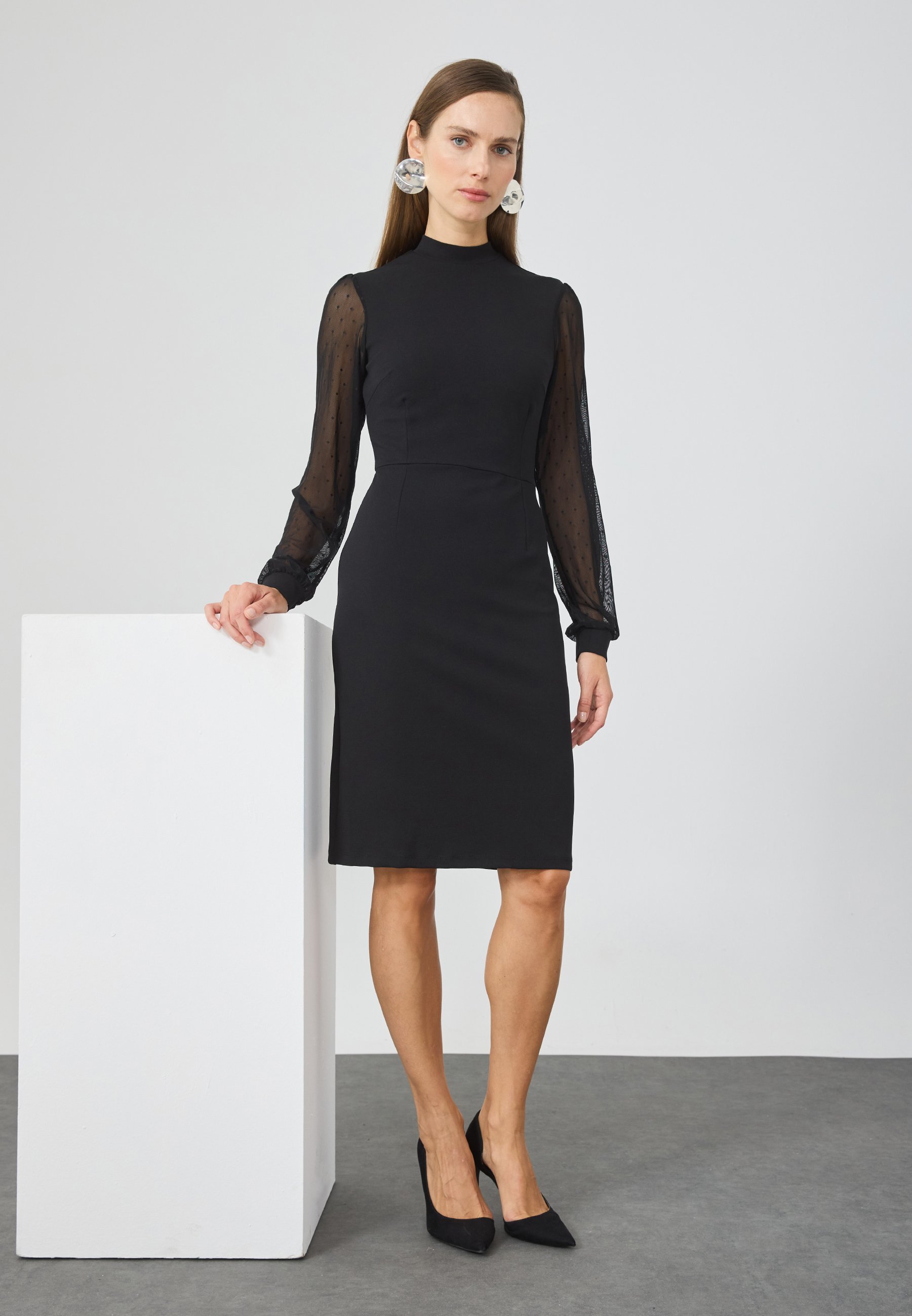 Anna Field cocktailjurk / feestjurk - zwart