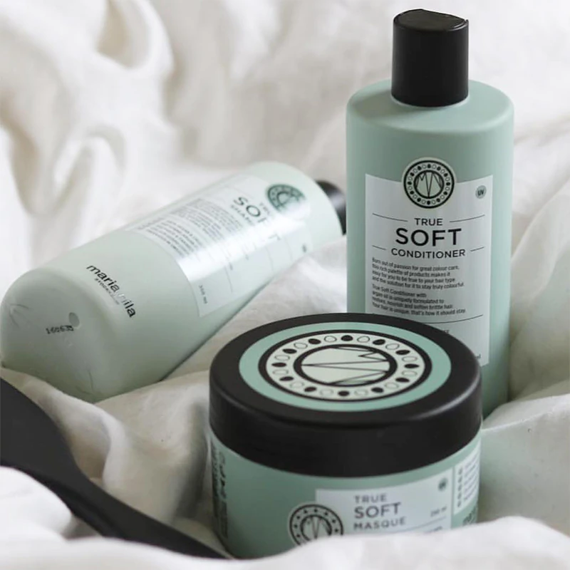 condicionador hidratante Maria Nila True Soft é ideal para cabelos secos.