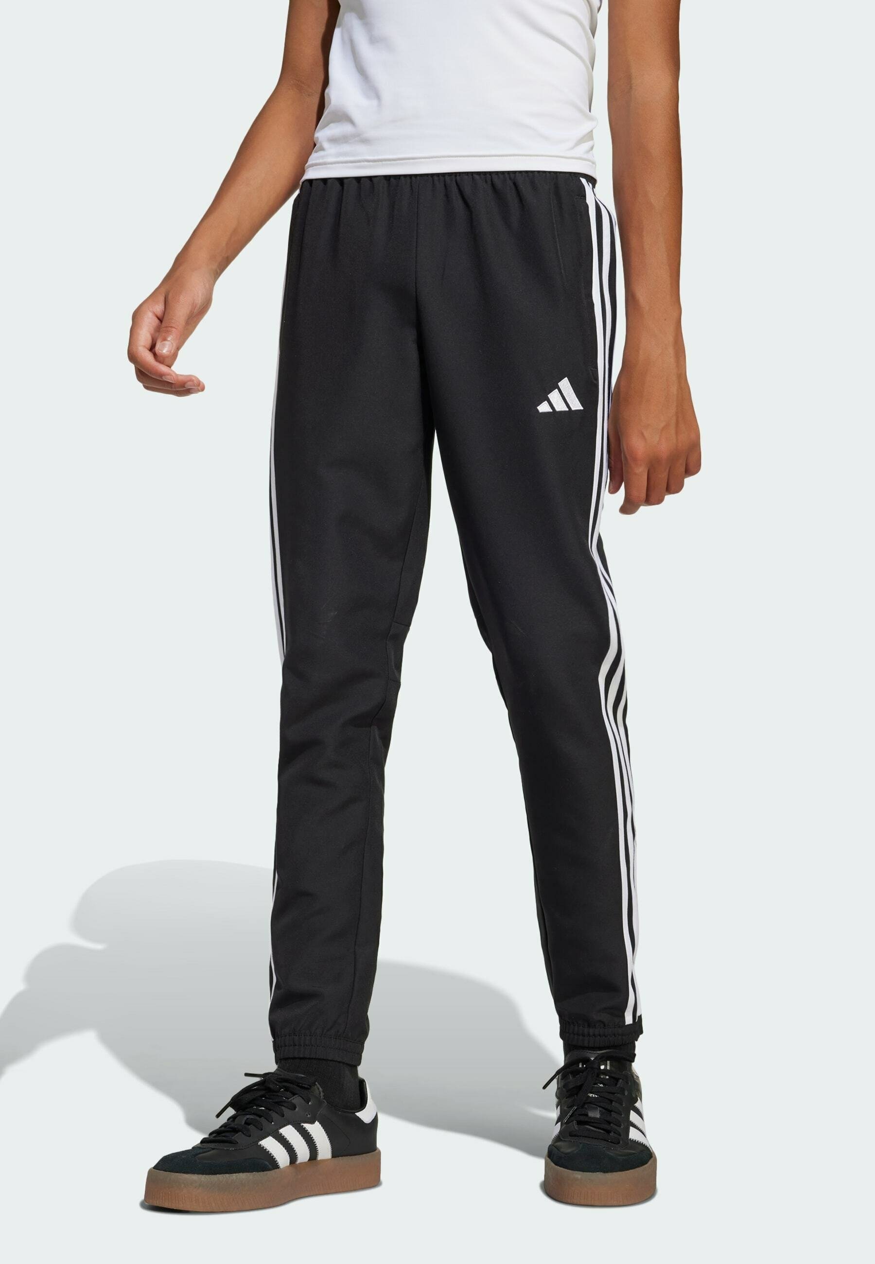adidas Performance TIRO 25 ESSENTIALS WOVEN KIDS - Trainingsbroek - zwart wit