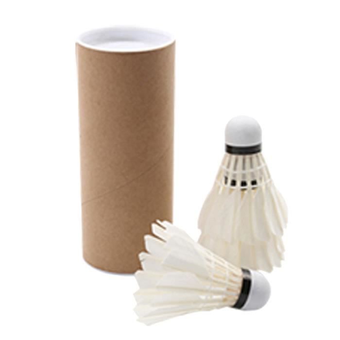 Badminton shuttlecocks - Not specified - 12 pieces - Duck feathers - Sturdy construction - High durability