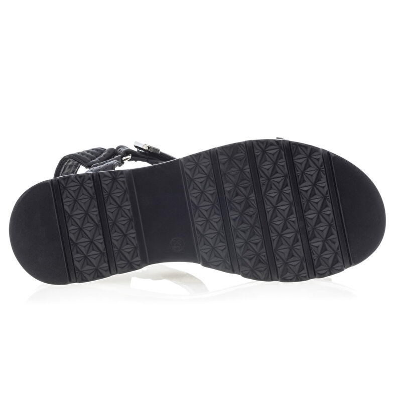 Zwarte sandalen/open teenschoenen voor dames