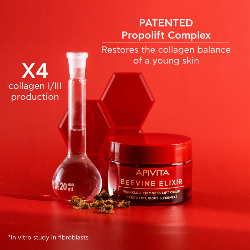 Apivita Beevine Elixir Cream Bohatý liftingový a spevňujúci krém pre výživu a optimálnu hydratáciu pokožky