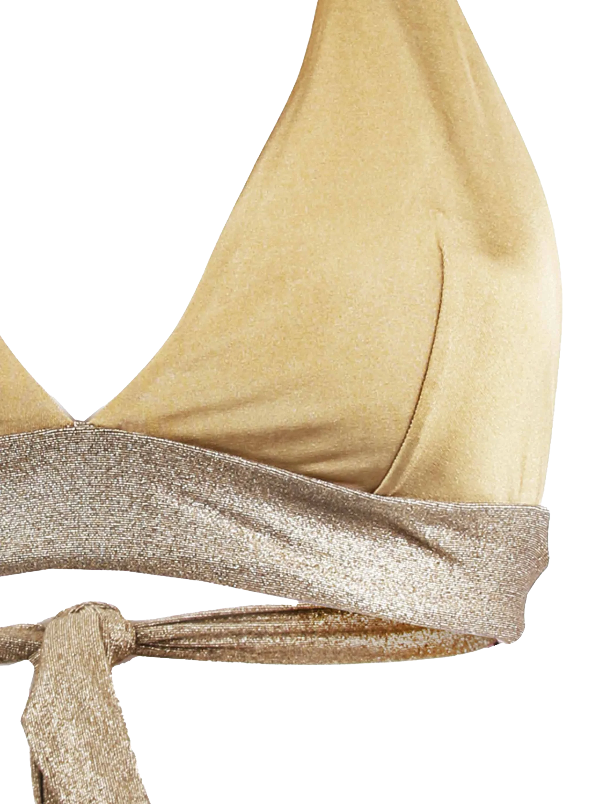 Gouden bralette bikini