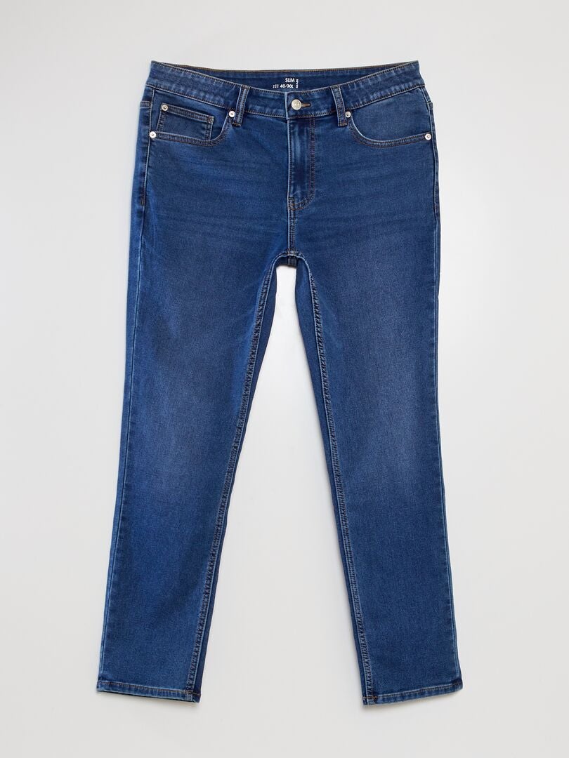 Calça jeans slim stretch - L30 - AZUL