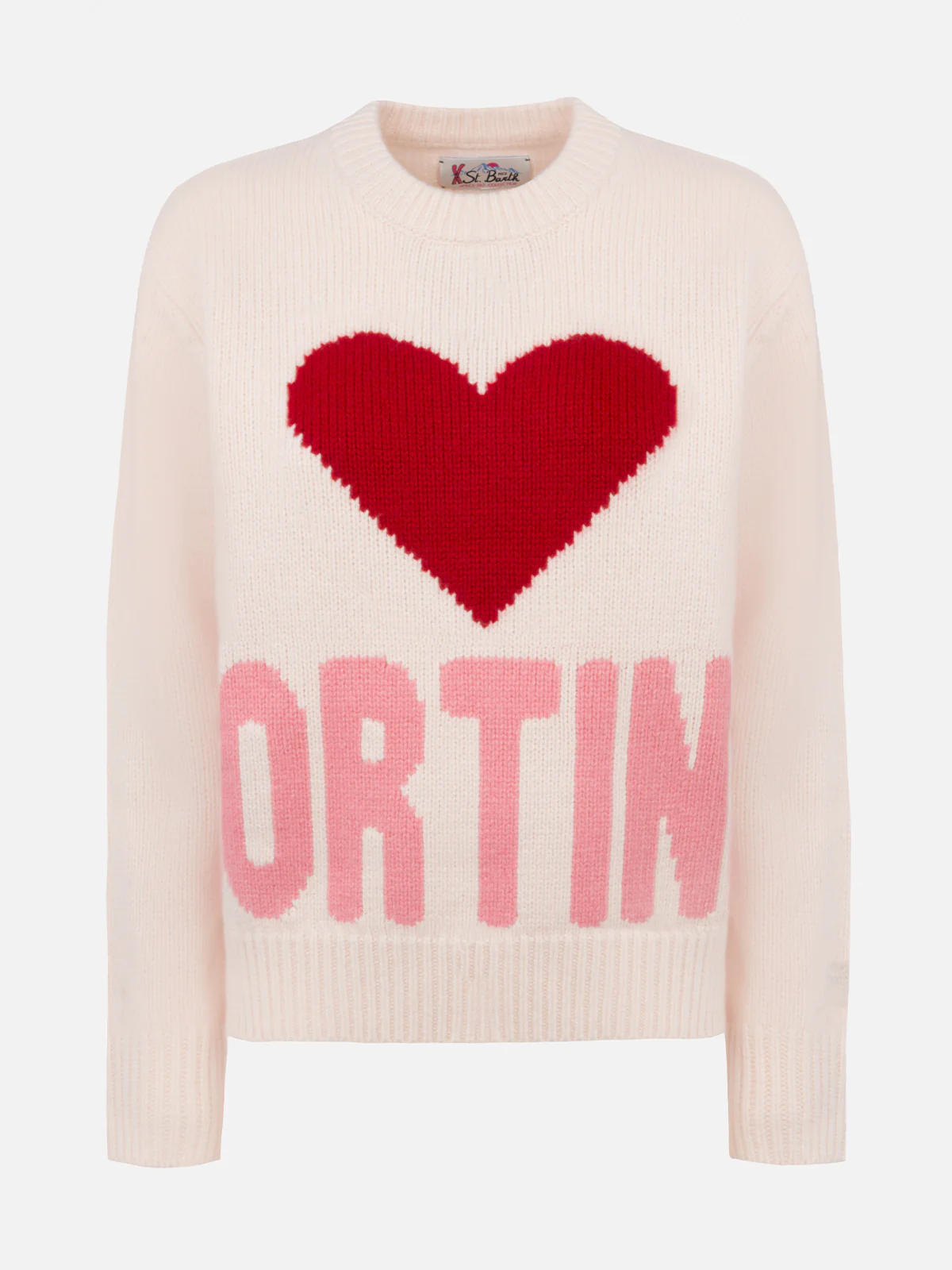 Kyla damestrui met witte Fair Isle jacquardprint (Cortina)