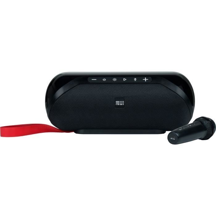 Altoparlante wireless luminoso - BIGBEN PARTY - Bluetooth 5.3 - USB - 50W - Microfono wireless incluso - Cambia voce