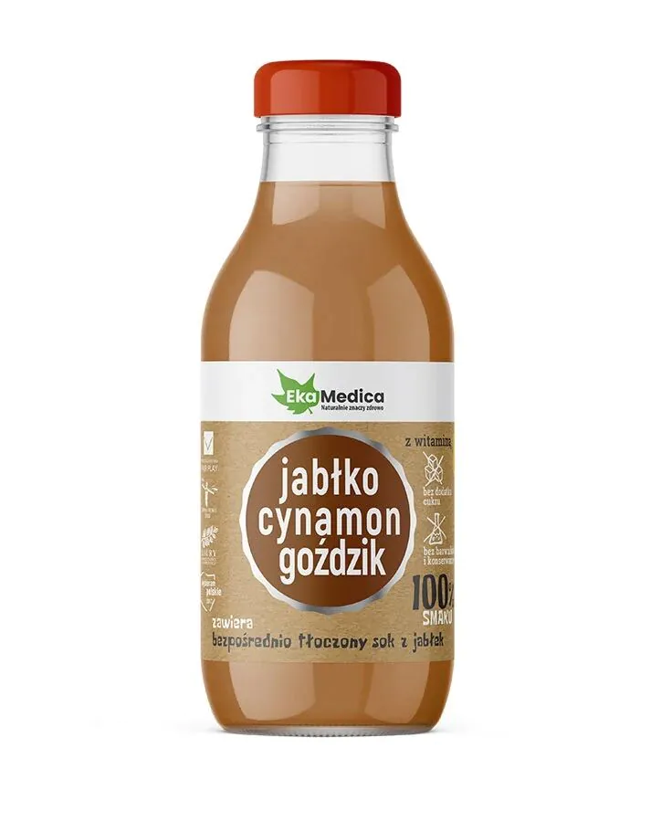 Ekamedica Jabłko Cynamon Goździk Płyn 300 ml