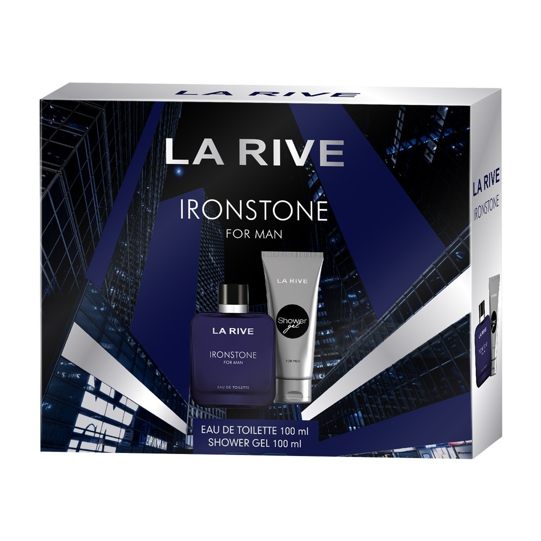 La Rive Fragrance darilni set Ironstone Eau de Toilette + gel za tuširanje - 1 kos