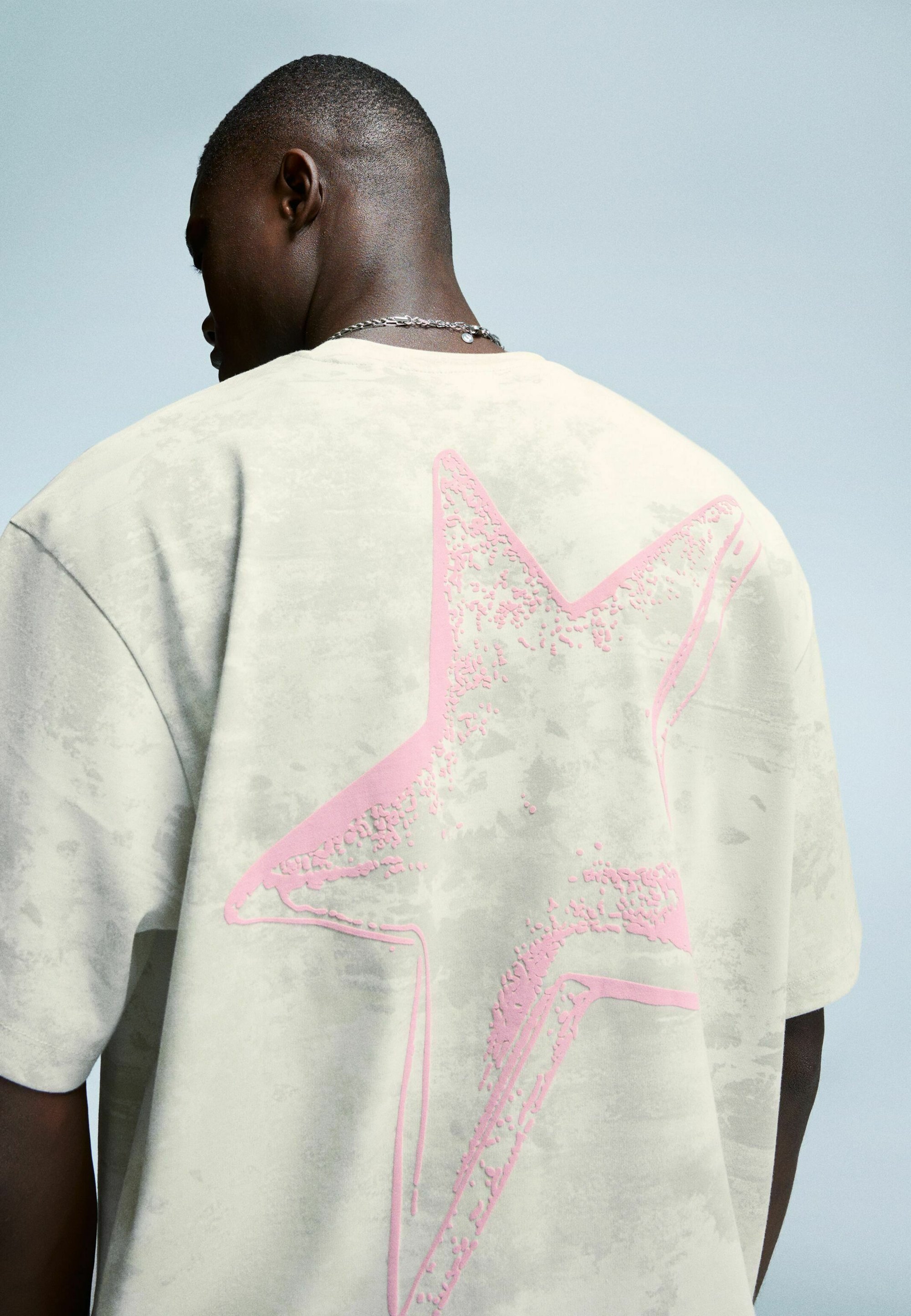 Bershka T-shirt met korte mouwen - print - Bedrukt T-shirt - camel