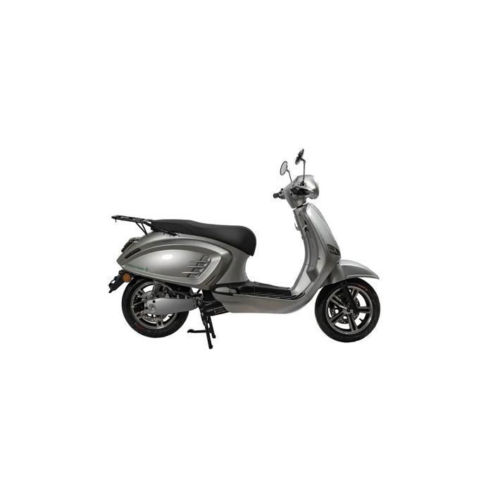 Scooter Électrique VISCOT 125cc – Moteur Brushless 5900W, Autonomie 120 km - Couleur: Argent