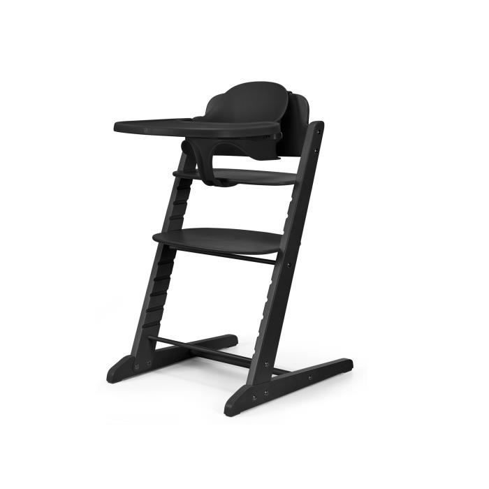 Silla alta convertible 3 en 1 CYBEX IRIS - Madera - Incluye juego para bebé y bandeja - Impresionante color negro