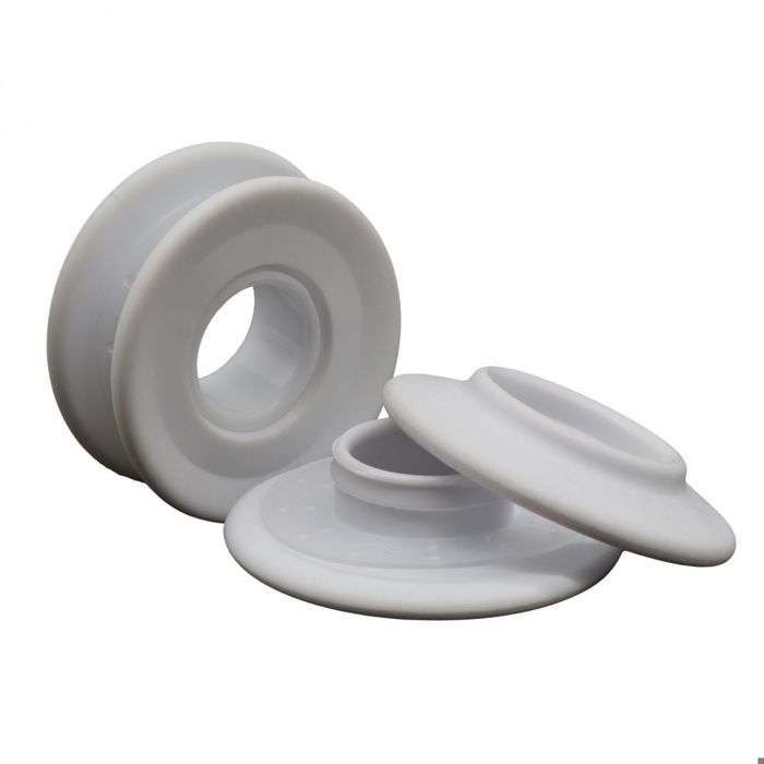 Lot de 10 oeillets à clipser pour bâche à bulles ou autres types de bâches  - Blanc - Linxor